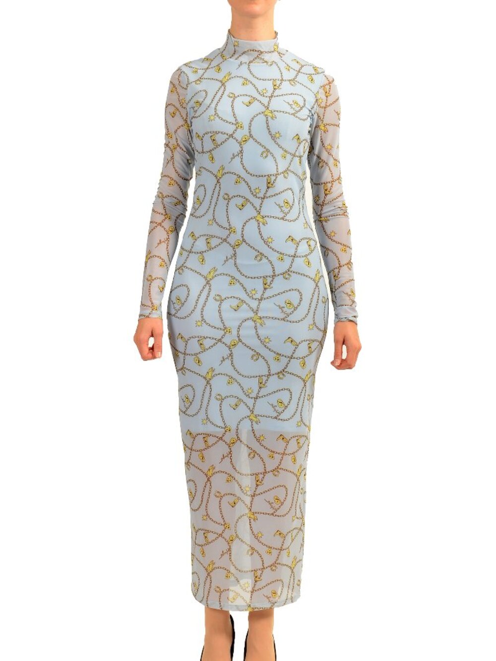 Hugo Boss Women's "Nasuse_2" Stretch Long Sleeve Bodycon Dress US S IT 40
